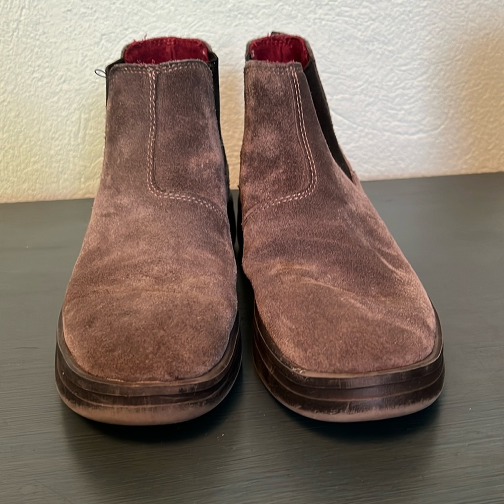Hey Dude Suede Chelsea boots.